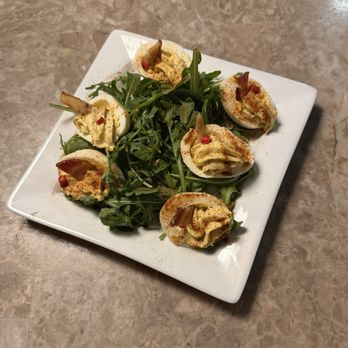 Nosh Wine Lounge - Devils in Disguise (Deviled Eggs) - Wine Bars Near Me - Omaha, Nebraska Nosh Wine Lounge - Devils in Disguise (Deviled Eggs) - Wine Bars Near Me - Omaha, Nebraska