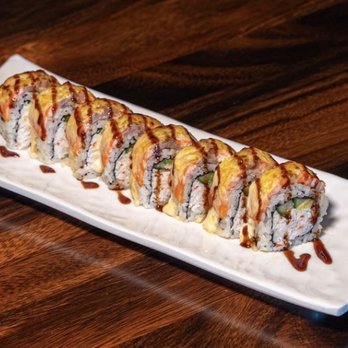 Taberu Sushi - Crispy spicy salmon roll. - Japanese Near Me - Santa Ana, California Taberu Sushi - Crispy spicy salmon roll. - Japanese Near Me - Santa Ana, California