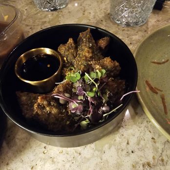 Ler Lers - Gui Chai Todd- Crispy fried chive vegetable dumpling with sweet soy sauce. $10.95. Very tasty version - Thai Near Me - Brooklyn, New York