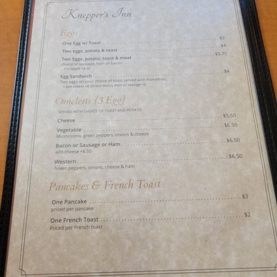 Menu photo 2 Knepper's Inn New Ringgold, PA Menu photo 2 Knepper's Inn New Ringgold, PA