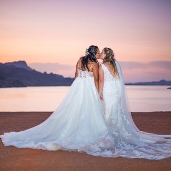 Panache Bridal - Pasadena - The detail, her dress from Panache is the one on the left. - Bridal Near Me - Pasadena, California