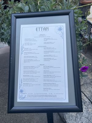 Menu photo 1 Ettan Palo Alto, CA
