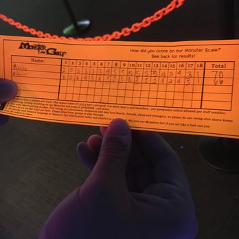 Monster Mini Golf - The final score. I will get a rematch, I swear... - Mini Golf Near Me - Pembroke Pines, Florida Monster Mini Golf - The final score. I will get a rematch, I swear... - Mini Golf Near Me - Pembroke Pines, Florida