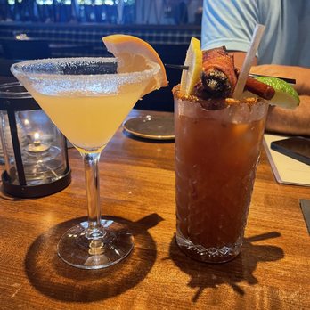 Reunion Kitchen + Drink - Ruby red grapefruit martini and mega Bloody Mary - New American Near Me - Corona, California