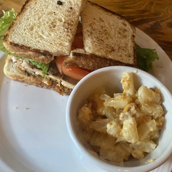 The Black Cow - Salmon BLT and a side of pineapple casserole. So so good. . Food is fresh and delicious. - American Near Me - Columbus, Georgia