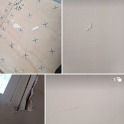 Berks Fire Water Restorations - Drywall mud that they fling all over my floors and walls, when informed them they were fired
