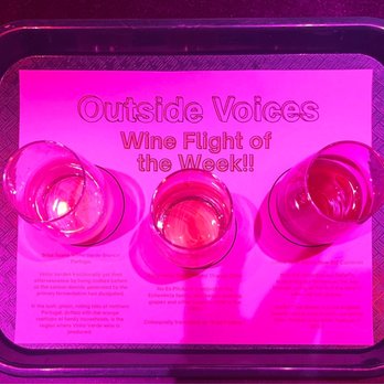 Outside Voices - My wine flight of the week - Wine Bars Near Me - Chicago, Illinois