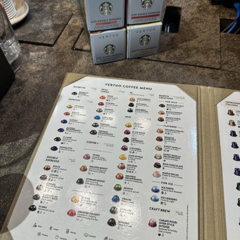 Nespresso Boutique - Vertuo flavor menu - Coffee & Tea Near Me - Houston, Texas