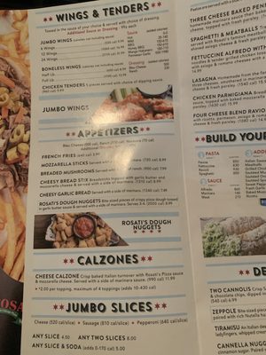 Menu photo 3 Rosati's Pizza Winter Park, FL