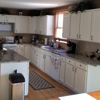 Midwest Stone Sales - Paint by Savewood, countertops by Midwest Granite. My husband did the backsplash and moved the cabinets. - Building Supplies Near Me - Plainfield, Illinois Midwest Stone Sales - Paint by Savewood, countertops by Midwest Granite. My husband did the backsplash and moved the cabinets. - Building Supplies Near Me - Plainfield, Illinois