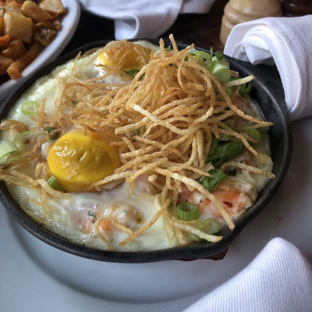 The Smith - Shrimp & Grits, but it has too much scallions that over power the taste - New American Near Me - Washington, DC, District of Columbia