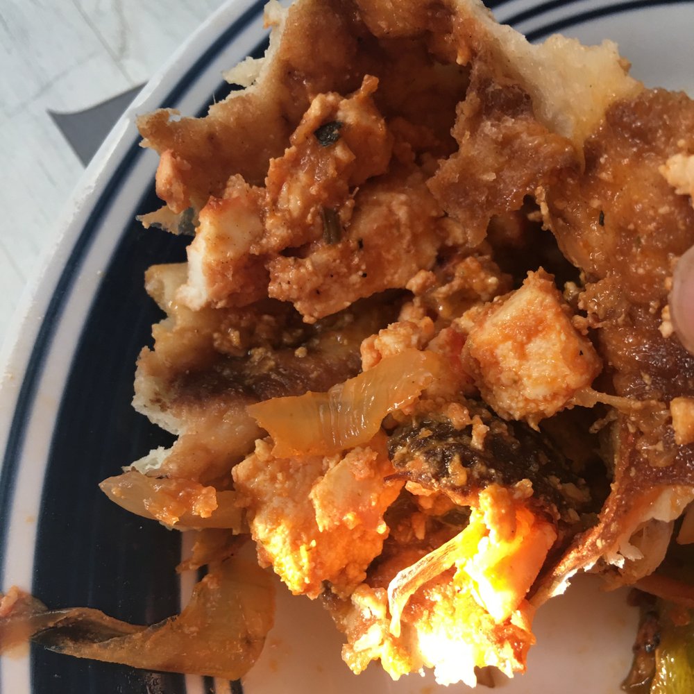 a plate of fried food
