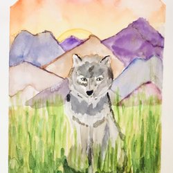 Sunflower Art Studio - This one got into the colorado talented & gifted art contest -- her watercolor went far in a few months!