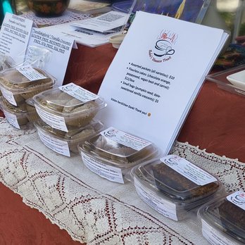 Babsi's Viennese Treats - Booth display at recent event at La Peña Cultural Center - Bakeries Near Me Babsi's Viennese Treats - Booth display at recent event at La Peña Cultural Center - Bakeries Near Me