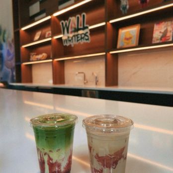 Wall Writers Coffee - Strawberry White Mocha & Strawberry Matcha - Coffee & Tea Near Me - Irvine, California Wall Writers Coffee - Strawberry White Mocha & Strawberry Matcha - Coffee & Tea Near Me - Irvine, California