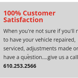 Brake Shop & Auto Repair - False Advertising.