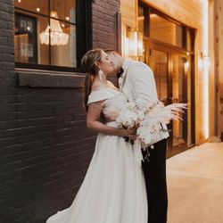 Lovely Bride - Real Bride Courtney wearing Louvienne