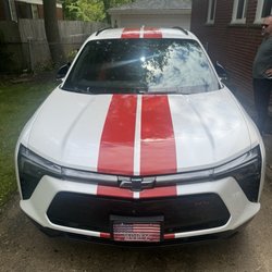 Rally stripes.