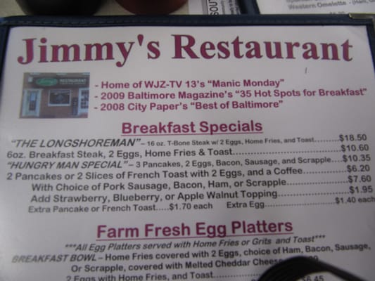 Photo of Jimmy's Restaurant - Baltimore, MD, US.