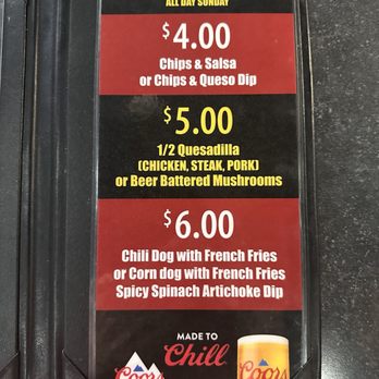 Legends Bar & Grill - Happy Hour Menu - American Near Me - Phoenix, Arizona