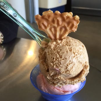 Tre Galli Gelato Caffe - Guava and salted caramel crunch with waffle on top..delish! - Coffee & Tea Near Me - New Westminster, British Columbia Tre Galli Gelato Caffe - Guava and salted caramel crunch with waffle on top..delish! - Coffee & Tea Near Me - New Westminster, British Columbia