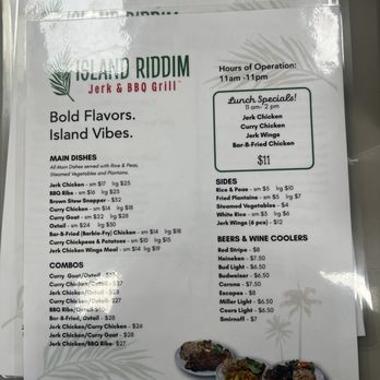 Island Riddim - Caribbean Near Me - Round Rock, Texas