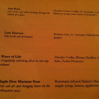 Firefly - Water of Life is awesome! - New American Near Me - Washington, DC, District of Columbia