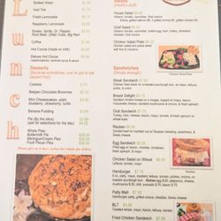 Deborah‘s Kitchen Table - Menu