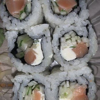 HK Tea and Sushi - Philadelphia Roll - Sushi Bars Near Me - Brooklyn, New York HK Tea and Sushi - Philadelphia Roll - Sushi Bars Near Me - Brooklyn, New York