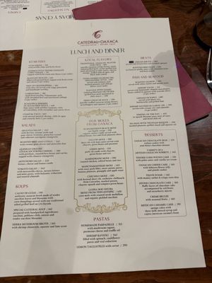 Menu photo 3 Restaurante Catedral Oaxaca, OAX Menu photo 3 Restaurante Catedral Oaxaca, OAX