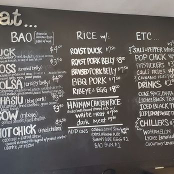 Baos Hog - The menu - Chinese Near Me - Garden Grove, California