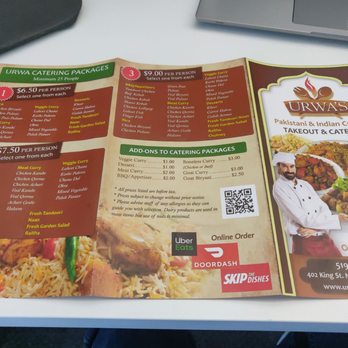 Urwa's - Menu - Indian Near Me - Waterloo, Ontario Urwa's - Menu - Indian Near Me - Waterloo, Ontario