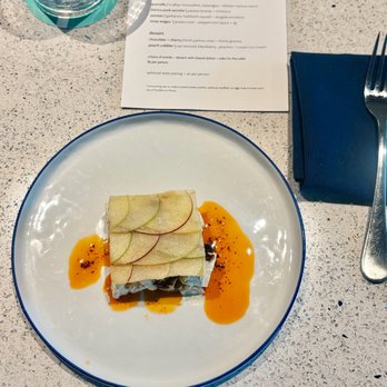 Camaraderie - Salt baked celery root - New American Near Me - Houston, Texas