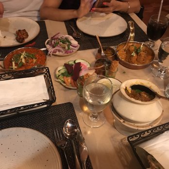 Chef's Table - Goat. Chicken tikka masala. And vegetarian dish I forget the name. - Indian Near Me - Edison, New Jersey