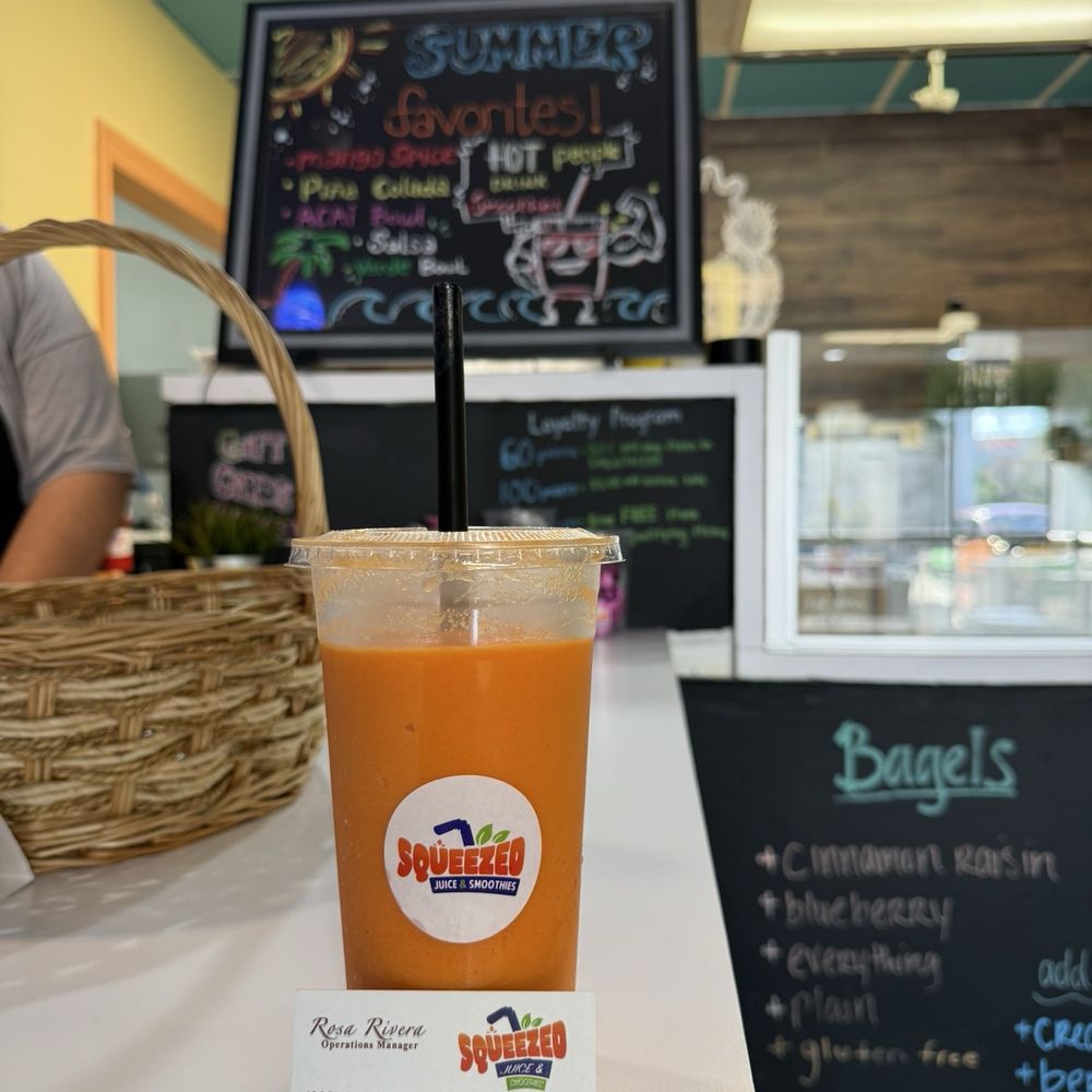 Squeezed - Jamaican me crazy smoothie - Juice Bars & Smoothies Near Me - Yuma, Arizona Squeezed - Jamaican me crazy smoothie - Juice Bars & Smoothies Near Me - Yuma, Arizona