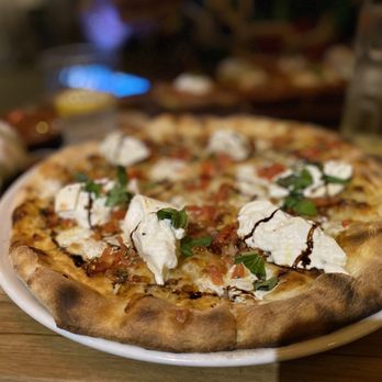 Sofia Wine Bar - Truffle Burrata Pizza - Italian Near Me - New York, New York Sofia Wine Bar - Truffle Burrata Pizza - Italian Near Me - New York, New York