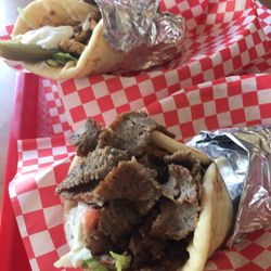 Mejana Mediterranean Grille - Chicken and Gyro pitas