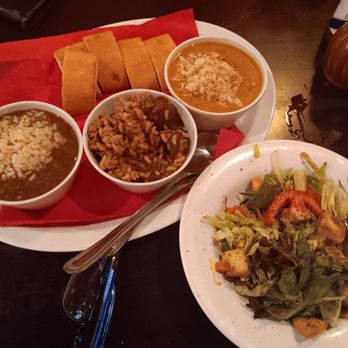 The Lost Cajun - Cajun trio (seafood gumbo, jambalaya & etoufee): 4 out of 10. Garlic bread: 3 out of 10, and salad: 7 out of 10. - Seafood Near Me - Greenville, South Carolina The Lost Cajun - Cajun trio (seafood gumbo, jambalaya & etoufee): 4 out of 10. Garlic bread: 3 out of 10, and salad: 7 out of 10. - Seafood Near Me - Greenville, South Carolina