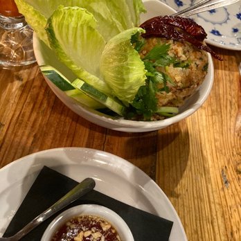 Bida Manda - Crispy Rice Lettuce Wrap Lunch - Laotian Near Me - Raleigh, North Carolina Bida Manda - Crispy Rice Lettuce Wrap Lunch - Laotian Near Me - Raleigh, North Carolina