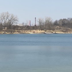 Lake Carina - Six flags as seen from the south eastern edge