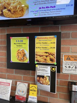 Chicken Lit Tenders & Wings by null