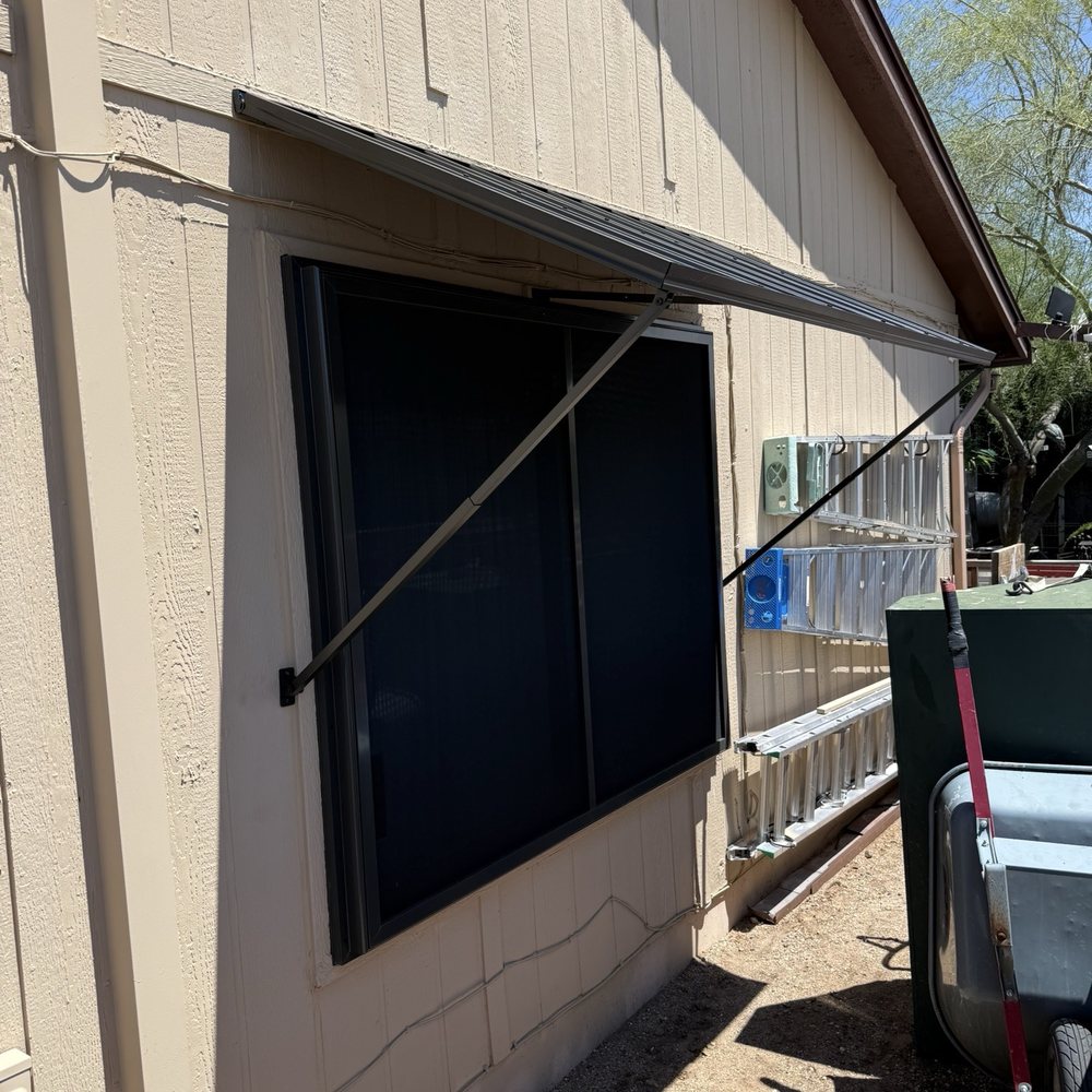 Blue Horizon Builder - Finished awning - General Contractors Near Me - Tucson, Arizona Blue Horizon Builder - Finished awning - General Contractors Near Me - Tucson, Arizona