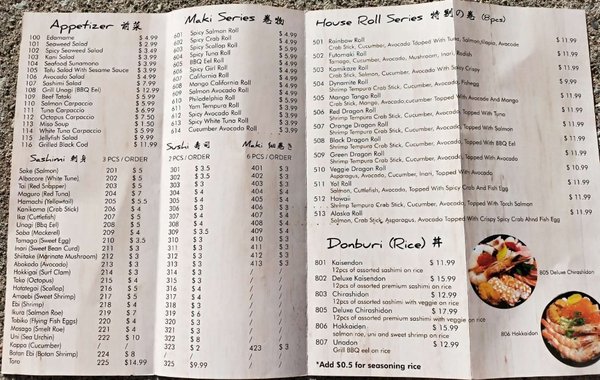 Menu photo 2 Yo! Sushi Mississauga, ON