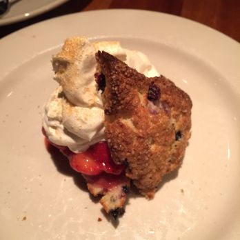 Third and Hollywood - Strawberry shortcake with blueberry scone - New American Near Me - Columbus, Ohio Third and Hollywood - Strawberry shortcake with blueberry scone - New American Near Me - Columbus, Ohio