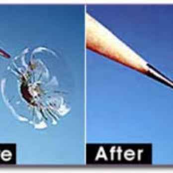 Crack Doctor Windshield Repair - Before & after chip repair. - Auto Glass Services Near Me Crack Doctor Windshield Repair - Before & after chip repair. - Auto Glass Services Near Me