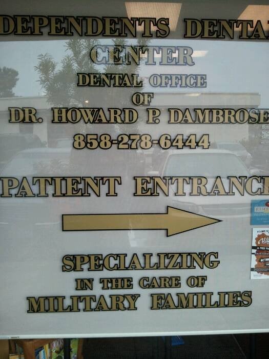 HOWARD P DAMBROSE, DDS CLOSED 10715 Tierrasanta Blvd, San Diego