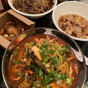 Tada Noodles - Seafood Jjamppong (Jjambbong) Jjajangmyeon (Jjajang myun) Tangsuyuk (Fried Pork) Fried Rice with Kkanpoonggi (Saucy Fried Chicken) - Korean Near Me - Long Island City, New York Tada Noodles - Seafood Jjamppong (Jjambbong) Jjajangmyeon (Jjajang myun) Tangsuyuk (Fried Pork) Fried Rice with Kkanpoonggi (Saucy Fried Chicken) - Korean Near Me - Long Island City, New York