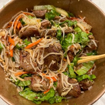 Non’s Kitchen - V4. Grilled Pork with Vermicelli and Egg Roll Mixed.. amazing! - Bubble Tea Near Me - Anaheim, California Non’s Kitchen - V4. Grilled Pork with Vermicelli and Egg Roll Mixed.. amazing! - Bubble Tea Near Me - Anaheim, California