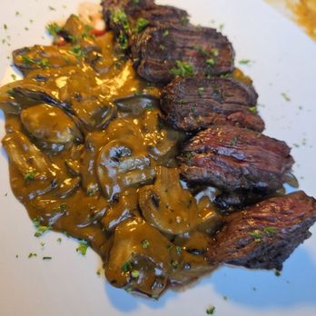 Dapper Dine & Lounge - Wild Mushroom Hanging Tender Steak - Cocktail Bars Near Me - Riverside, California Dapper Dine & Lounge - Wild Mushroom Hanging Tender Steak - Cocktail Bars Near Me - Riverside, California