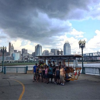 Pedal Wagon Covington - Can we talk about these views?! - Tours Near Me - Covington, Kentucky Pedal Wagon Covington - Can we talk about these views?! - Tours Near Me - Covington, Kentucky